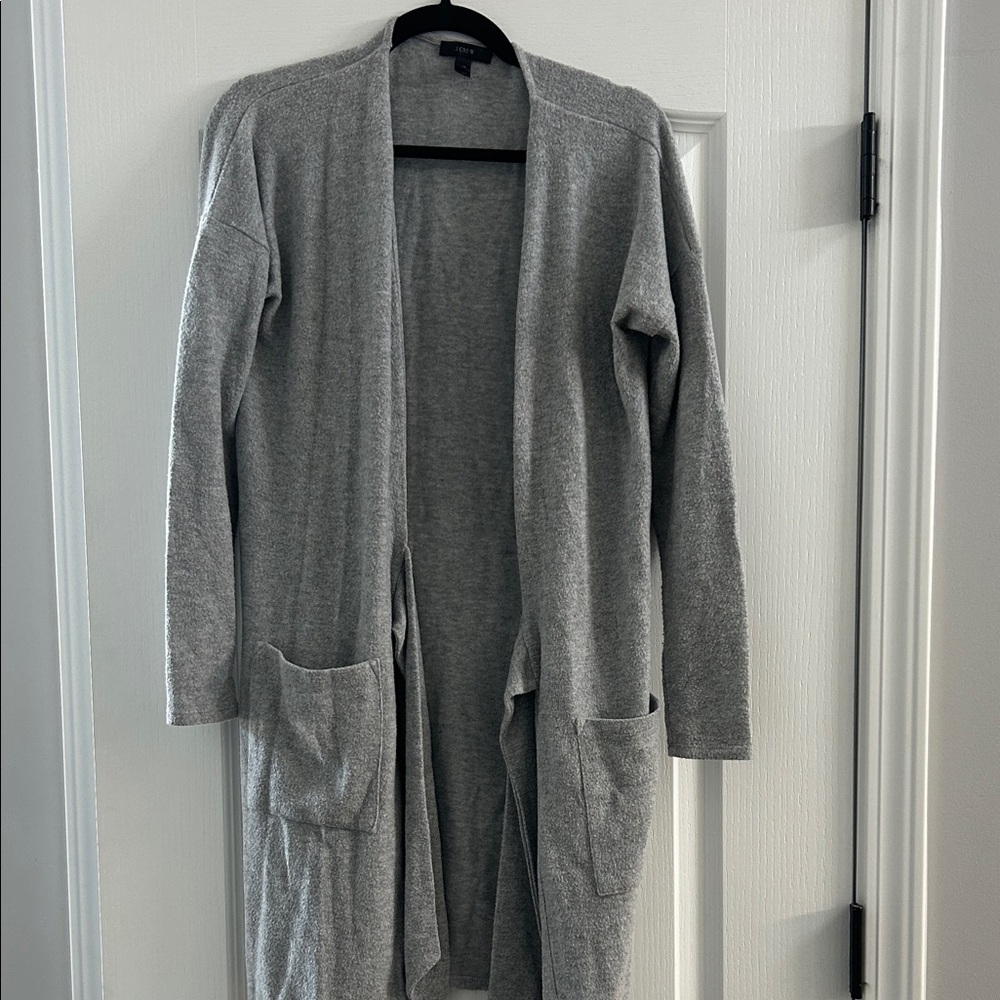 J. Crew Heather Gray Knit Sweater